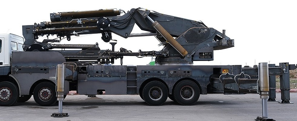 105 ton vinç imalat ve montaj görünümü