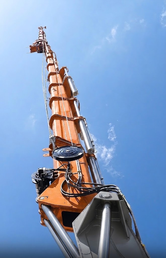 105 ton vinç dikey bom görünümü