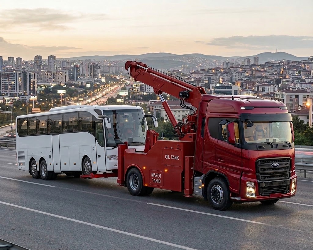 Omega Tech 10 ton tek dingil çek-götür kurtarıcı