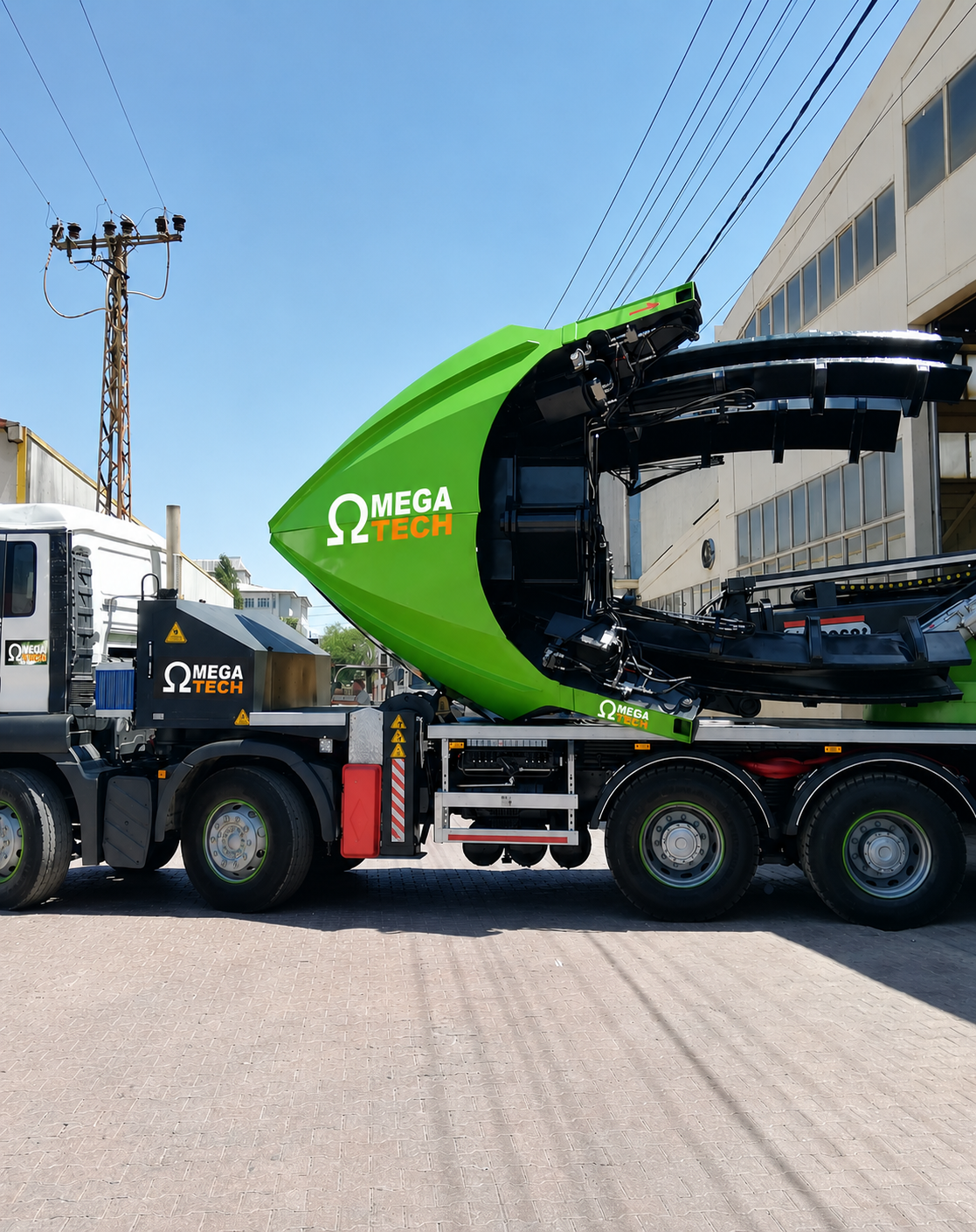 Omega Tech DASD 310 ağaç sökme ve dikme makinesi